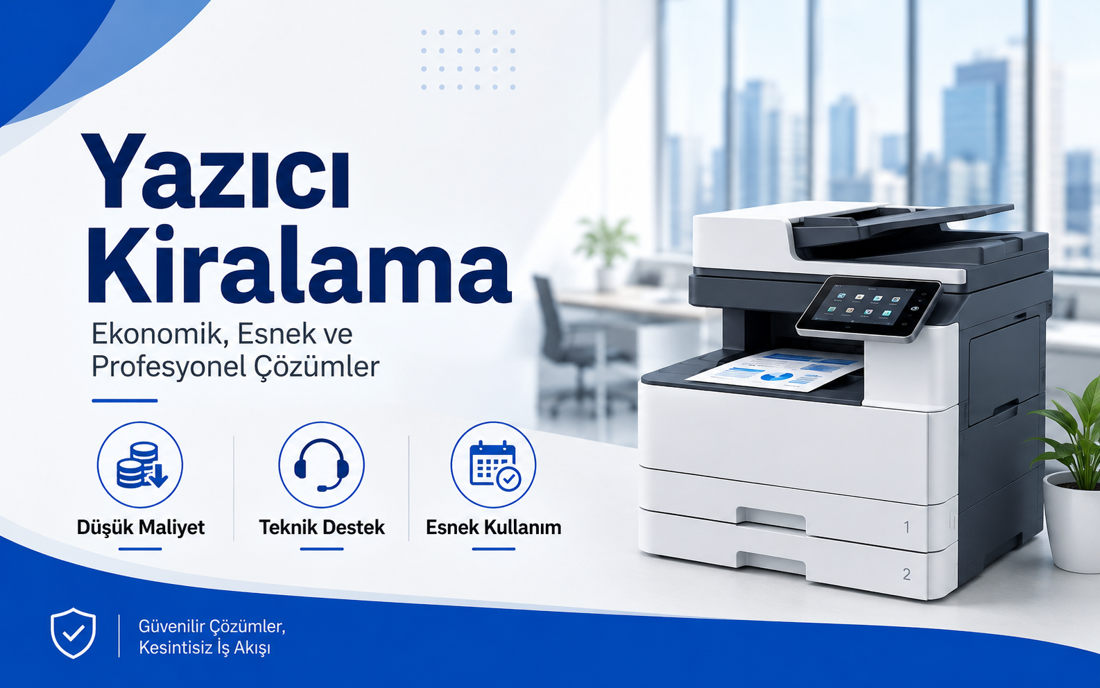 Yazıcı Kiralama Nedir? İşletmeler İçin Akıllı ve Ekonomik Baskı Çözümü