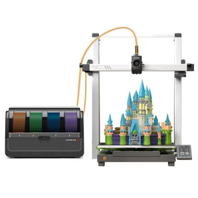 Anycubic Kobra 3 Max Combo 3D Yazıcı – 420x420x500 mm Çok Renkli Yüksek Hızlı Baskı - 1