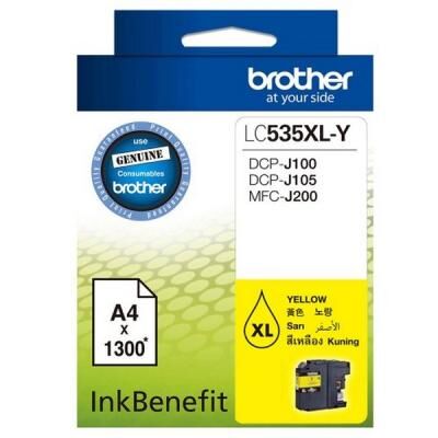 Brother LC565XL Y Sarı (Yellow) Orijinal Mürekkep Kartuşu - 1.200 Sayfa - 2