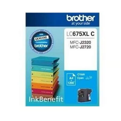 Brother LC675XL C Mavi (Cyan) Orijinal Mürekkep Kartuşu - 1.200 Sayfa - 1
