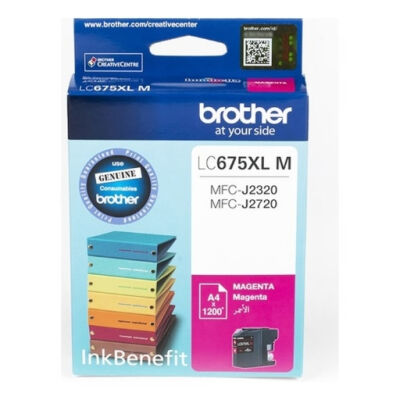 Brother LC675XL M Kırmızı (Magenta) Orijinal Mürekkep Kartuşu - 1.200 Sayfa - 1