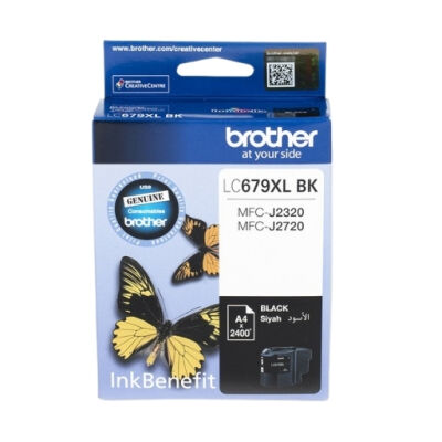 Brother LC679XL BK Siyah Orijinal Mürekkep Kartuşu - 2.400 Sayfa - 1