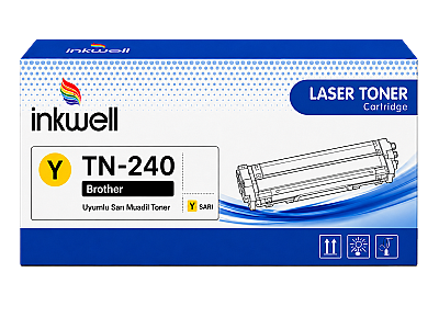 Brother TN-240 Sarı Muadil Toner - 1
