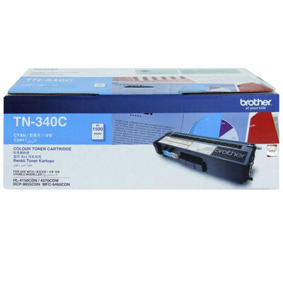BROTHER TN-340 ORJİNAL MAVİ TONER - 1