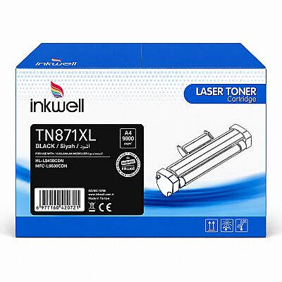 Brother TN-871XL Siyah Muadil Toner Yüksek Kapasite - 1