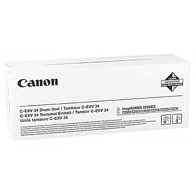 Canon C-EXV-34 BK (3786B003) Siyah Orijinal Drum Ünitesi - 1