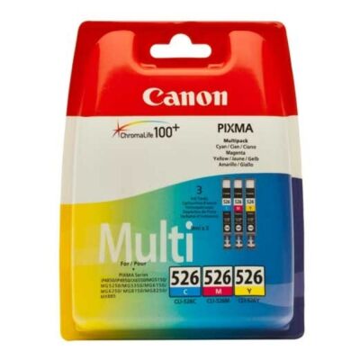 Canon CLI-526 Mürekkep Kartuş CMY Multipack - 1