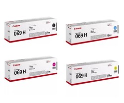 Canon CRG-069H CMYK Orijinal Toner Seti - 5.500 Sayfa - 2