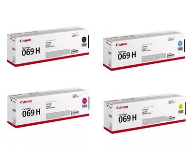 Canon CRG-069H CMYK Orijinal Toner Seti - 5.500 Sayfa - 2