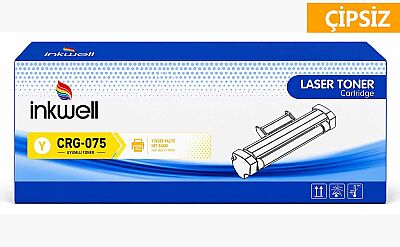  Canon CRG-075 Sarı Muadil Toner (ÇİPSİZ) - 1
