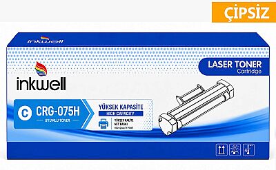 Canon CRG-075H Mavi Muadil Toner (ÇİPSİZ) - 1