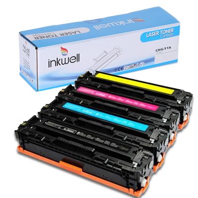 Canon CRG-718 Komple SET (CMYK) Muadil Toner - 1