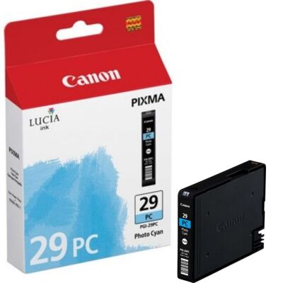 Canon PGI-29PC Açık Mavi Orijinal Mürekkep Kartuş - 1
