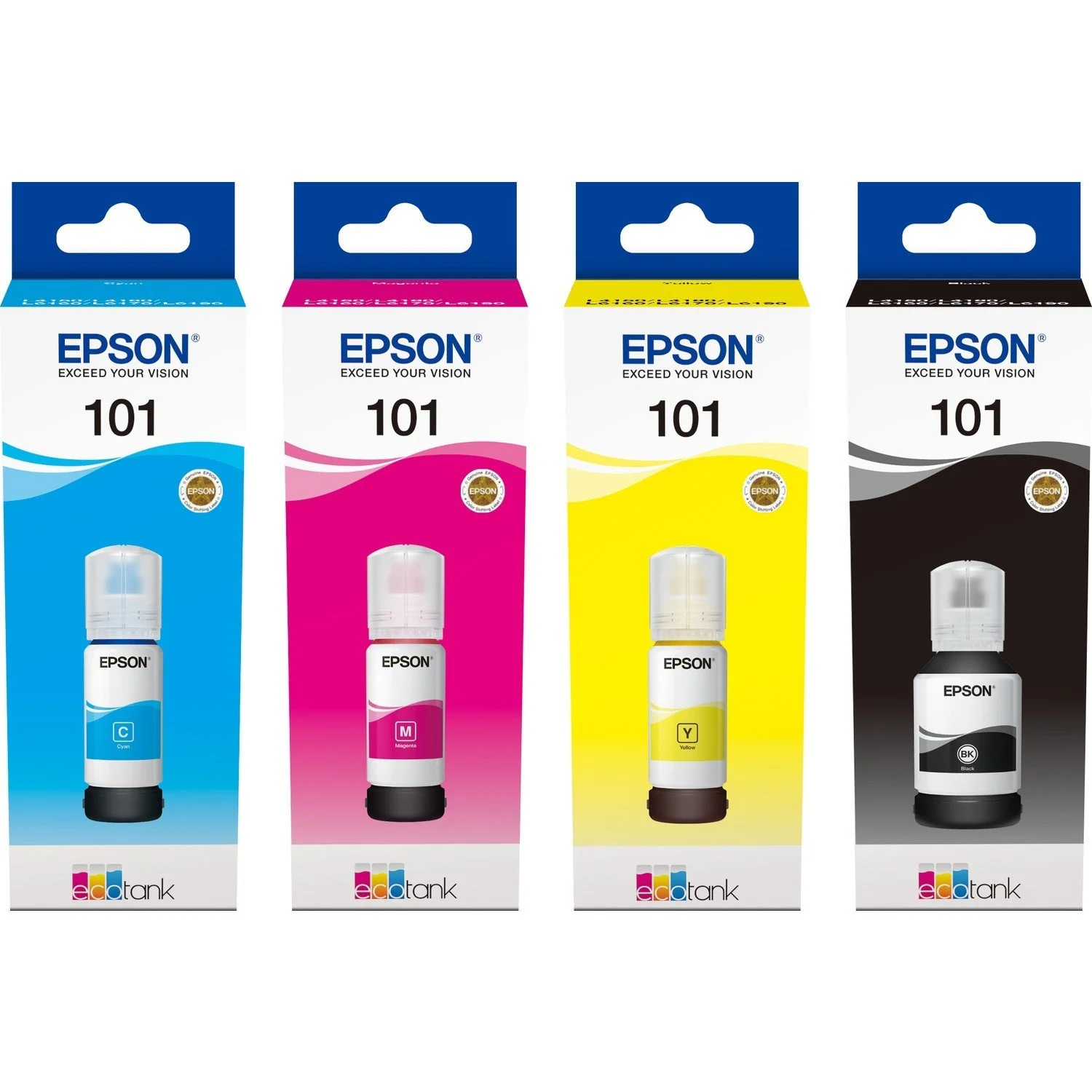 Epson 101 Orijinal Mürekkep Kartuş Seti T03V6 - 1