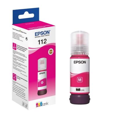 Epson 112 Orjinal Kırmızı Şişe Mürekkep 13T06C34A - 1
