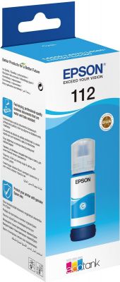 Epson 112 Orjinal Mavi Şişe Mürekkep C13T06C24A - 2