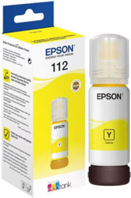 Epson 112 Orjinal Sarı Şişe Mürekkep C13T06C44A - 1