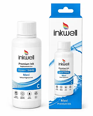 Epson T6642 Mavi Muadil Mürekkep - 1