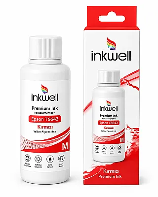 Epson T6643 Kırmızı Muadil Mürekkep - 1