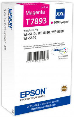 Epson T7893 Orijinal Kırmızı Kartuş - Yüksek Kapasite - 1