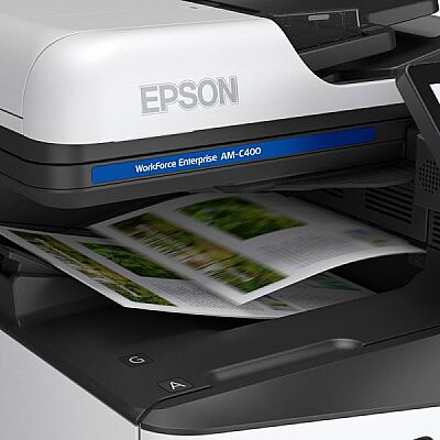Epson WorkForce Enterprise AM-C400 A4 Renkli Çok Fonksiyonlu Yazıcı C11CJ93402 - 5
