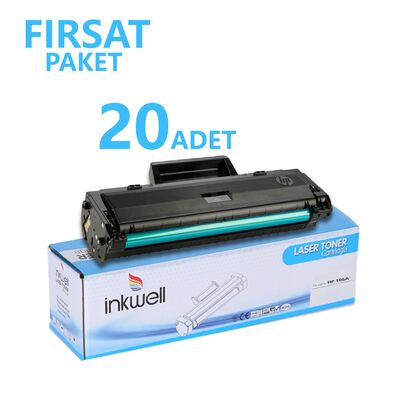 HP 106A - W1106A Çipsiz 20 Adet Muadil Toner Fırsat Paketi - 1