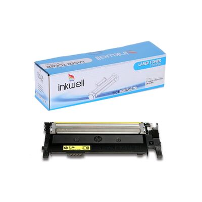 HP 117A W2072A Sarı Muadil Toner Çipsiz - 1