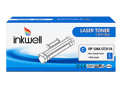 HP 126A / 130A (CE311A) Mavi Muadil Toner - 1