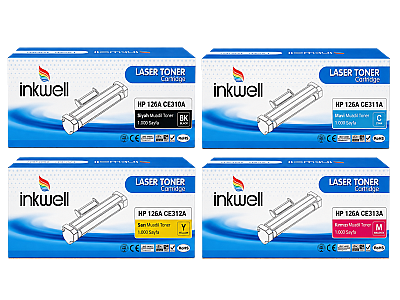 HP 126A Muadil Toner Seti (Tüm Renkler - CMYK) - 1