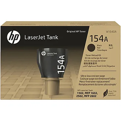 HP 154A (W1540A) Siyah Orijinal LaserJet Tank Mürekkep Dolum Kiti (2.500 Sayfa) - 1