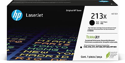 HP 213X (W2130X) Siyah Yüksek Kapasiteli Orijinal Toner - 1