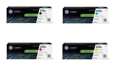 HP 220A Orijinal Toner Seti (CMYK - Tüm Renkler) - 1