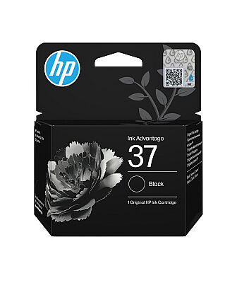 HP 37 7FP45AE Siyah Orijinal Mürekkep Kartuşu - 1