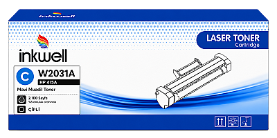 HP 415A (W2031A) Mavi Muadil Toner ÇİPLİ - 1