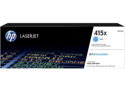 HP 415X (W2031X) Mavi Yüksek Kapasite Orijinal Toner - 1