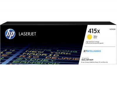 HP 415X (W2032X) Sarı Yüksek Kapasite Orijinal Toner - 1