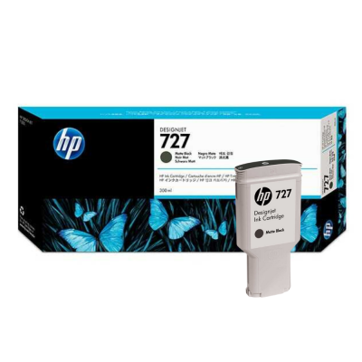 HP 727 Mat Siyah Orjinal Kartuş C1Q12A 300ML - 1