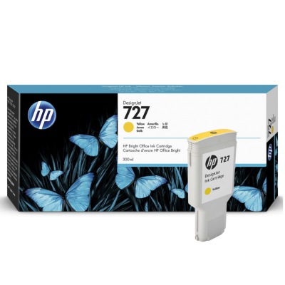 HP 727 Sarı Orjinal Kartuş F9J78A 300ML - 1