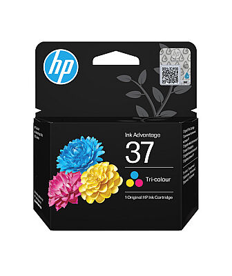 HP 37 7FP44AE Üç Renkli Orijinal Mürekkep Kartuşu - Tri-color - 1
