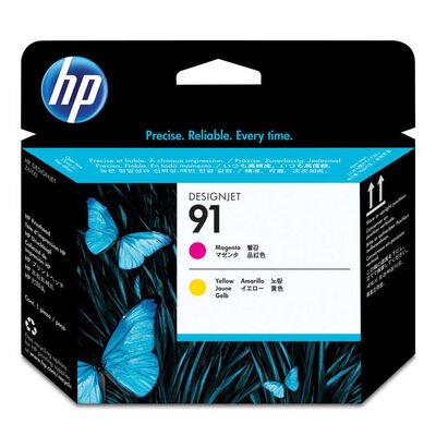 Hp 91 (C9461A) Orjinal Kırmızı Ve Sarı Baskı Kafası - 1