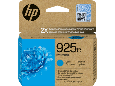 HP 925e Mavi Orijinal Yüksek Kapasiteli Mürekkep Kartuş 4K0W0PE - 1