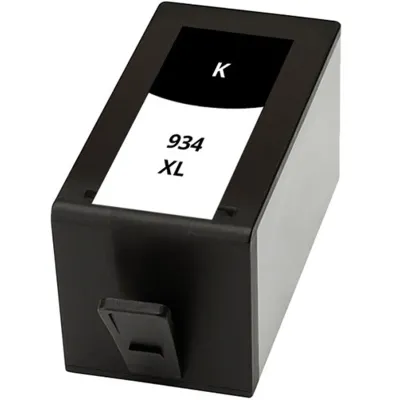 HP 934XL Siyah (Black) Yüksek Kapasiteli Muadil Mürekkep Kartuşu - 1