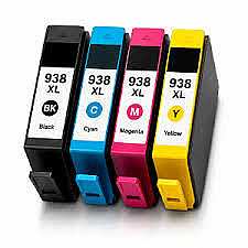 HP 938 Muadil Mürekkep Kartuş Seti 4 Renk - HP