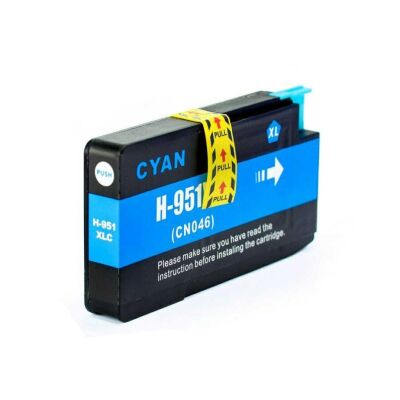 HP 951XL Mavi (Cyan) Yüksek Kapasiteli Muadil Mürekkep Kartuşu - 1