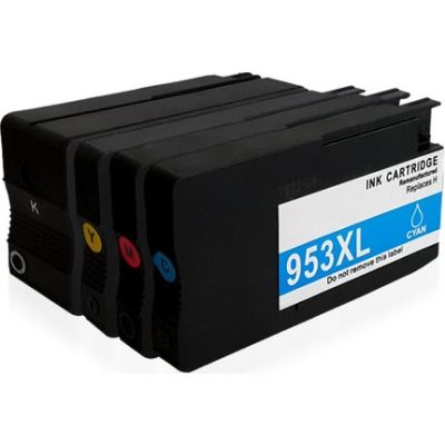 HP 953XL Muadil Yüksek Kapasiteli Kartuş Seti Tüm Renkler - 2