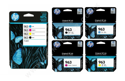 HP 963 Orijinal Kartuş Seti Tüm Renkler 6ZC70AE - 1