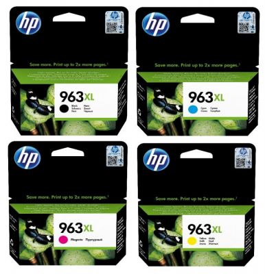 HP 963XL Orjinal Kartuş Seti Tüm Renkler 3YP35AE - 1