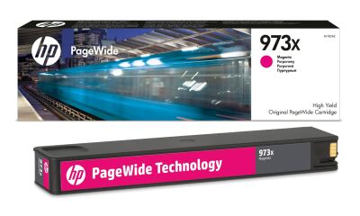 HP 973X Yüksek Kapasiteli Kırmızı Orijinal PageWide Kartuşu - 1