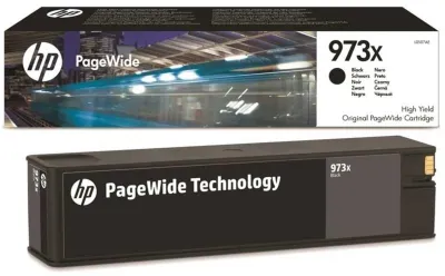 HP 973X Yüksek Kapasiteli Siyah Orijinal PageWide Kartuşu - 1