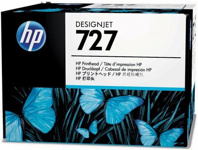 HP 727 Orijinal DesignJet Baskı Kafası B3P06A (6‑Renk) - 1